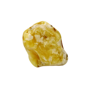 Bitterfelder Naturbernstein gelb/klar/marmoriert poliert 34 g