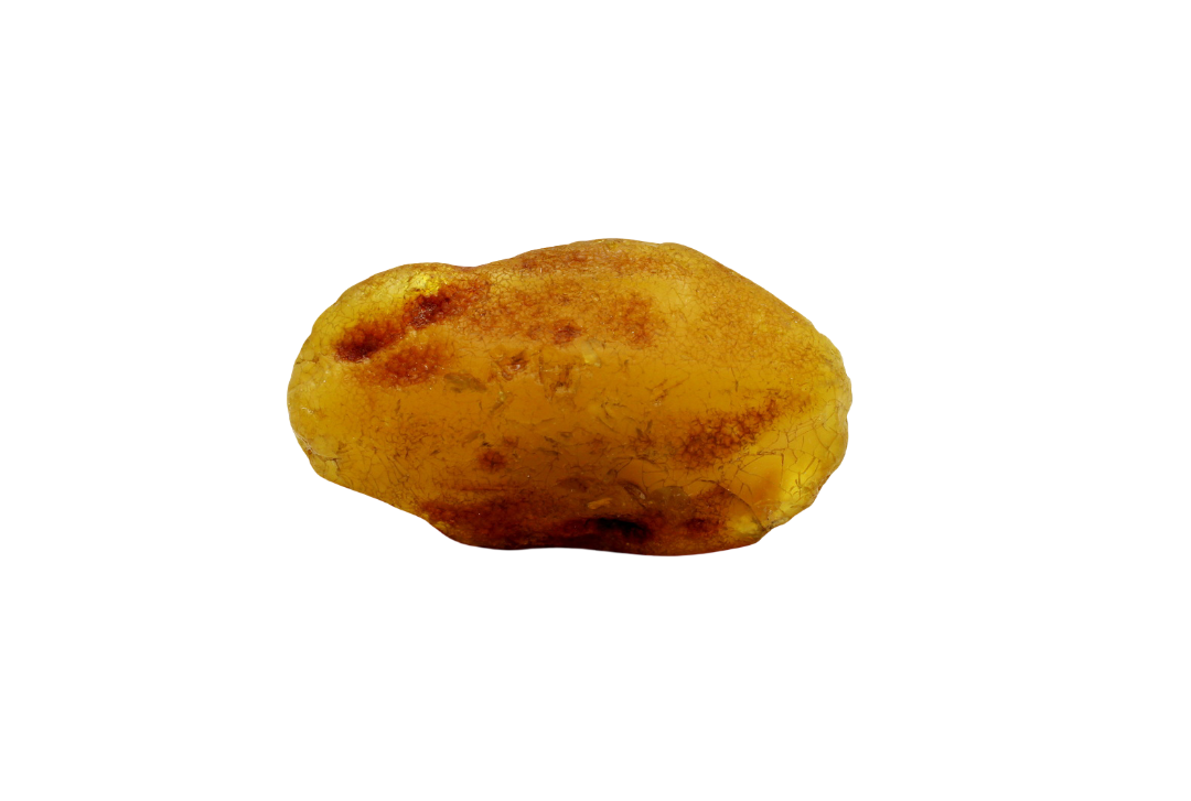 Rohbernstein aus Bitterfeld 28 g, gelb