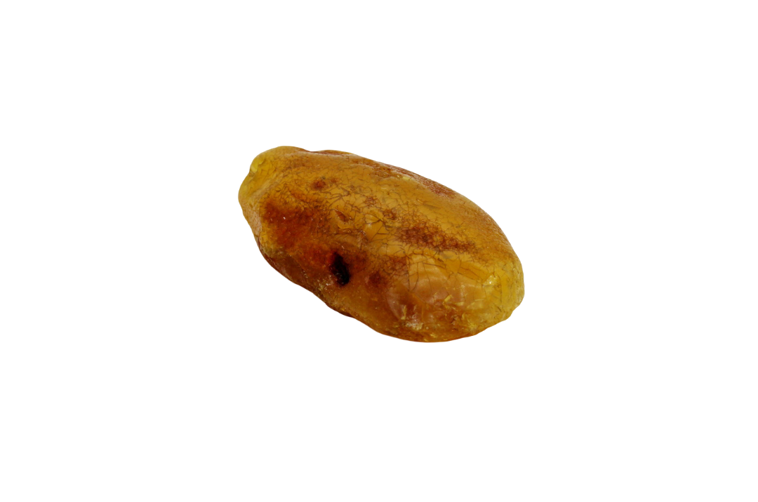 Rohbernstein aus Bitterfeld 28 g, gelb – Bild 3