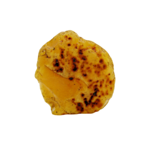 Rohbernstein aus Bitterfeld 42 g, gelb