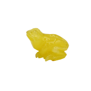 Tierfigur Frosch aus echtem Bernstein (Handmade)