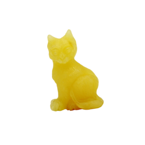 Tierfigur Katze aus echtem Bernstein (Handmade)